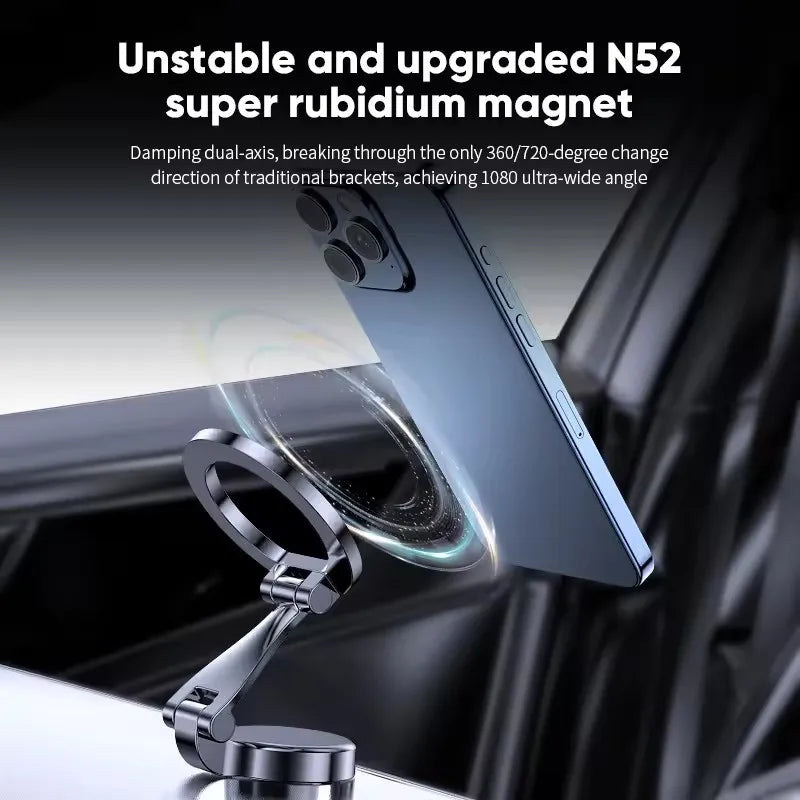 1080 Magsafe Car Phone Holder for Vehicles Mobile Support for the Car Cell Phone Holder in Car for Iphone 16 15 Pro Max Plus