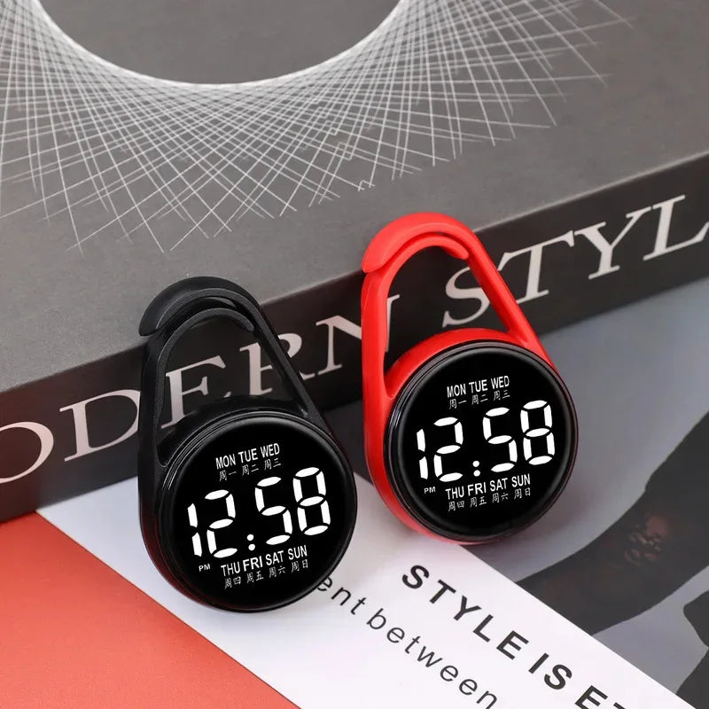 Electronic Hanging Watch Night Light Digital Electronic Hanging Watch Pocket Watch