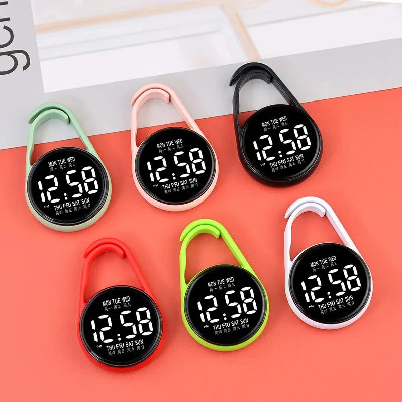 Electronic Hanging Watch Night Light Digital Electronic Hanging Watch Pocket Watch