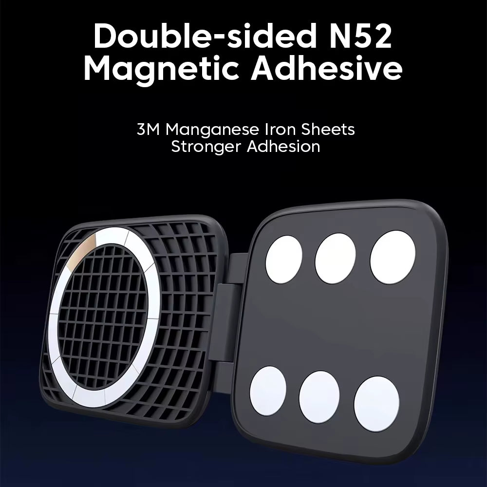 Ultrathin Car Magnetic Mobile Phone Holder Adjustable Foldable Anti-Shake Vehicle Navigation Phone Universal Stand Accessories