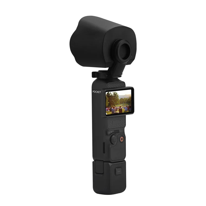 For  OSMO POCKET 3 Lens Hood Sunshade Cover Sports Camera Anti-Glare Protective Cover Accessories