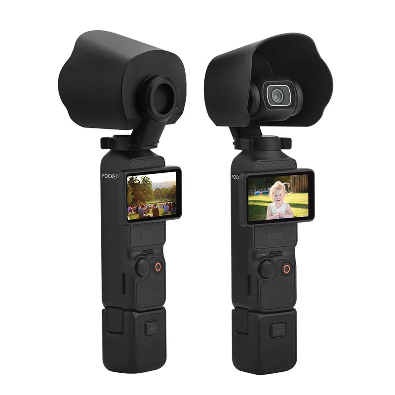 For  OSMO POCKET 3 Lens Hood Sunshade Cover Sports Camera Anti-Glare Protective Cover Accessories