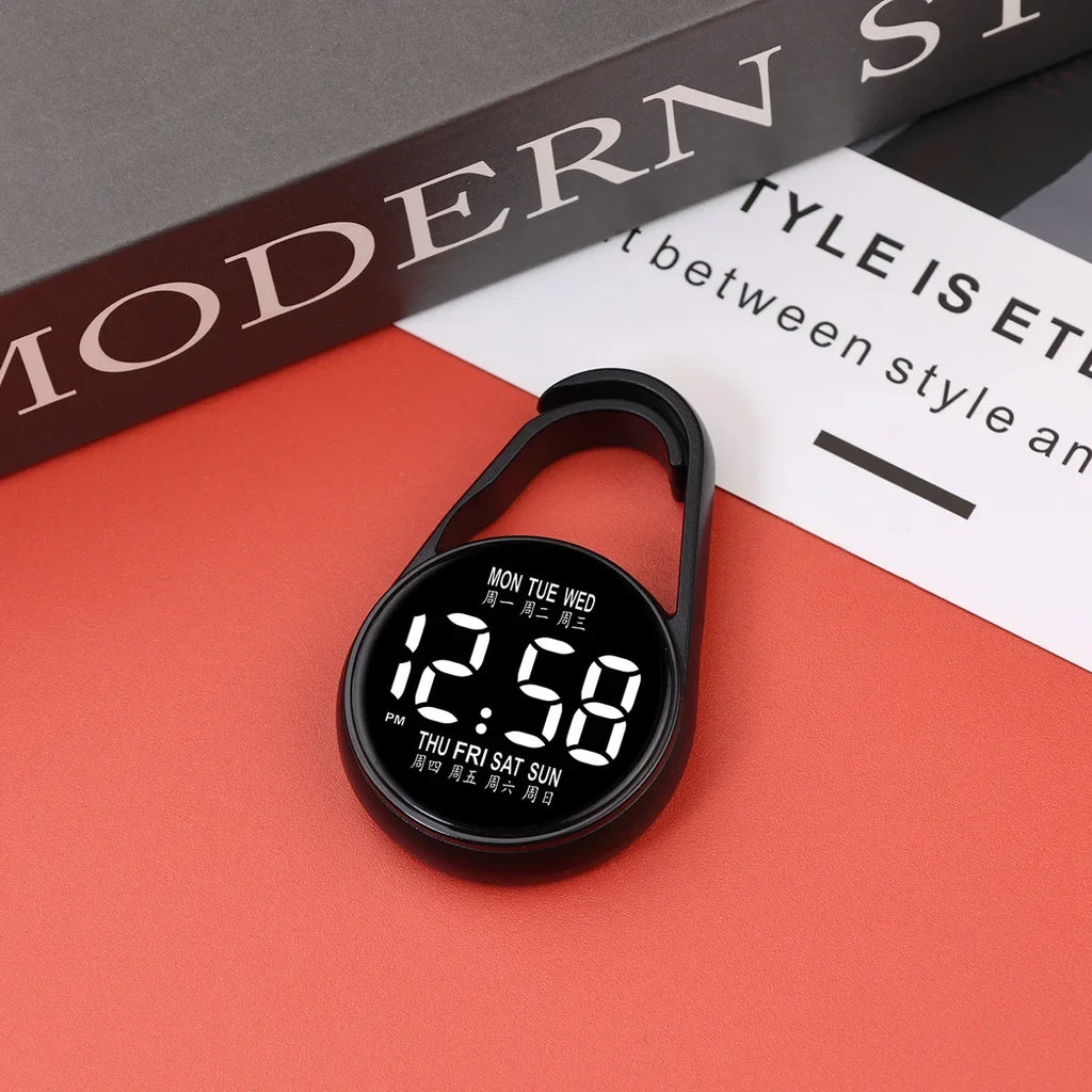 Electronic Hanging Watch Night Light Digital Electronic Hanging Watch Pocket Watch