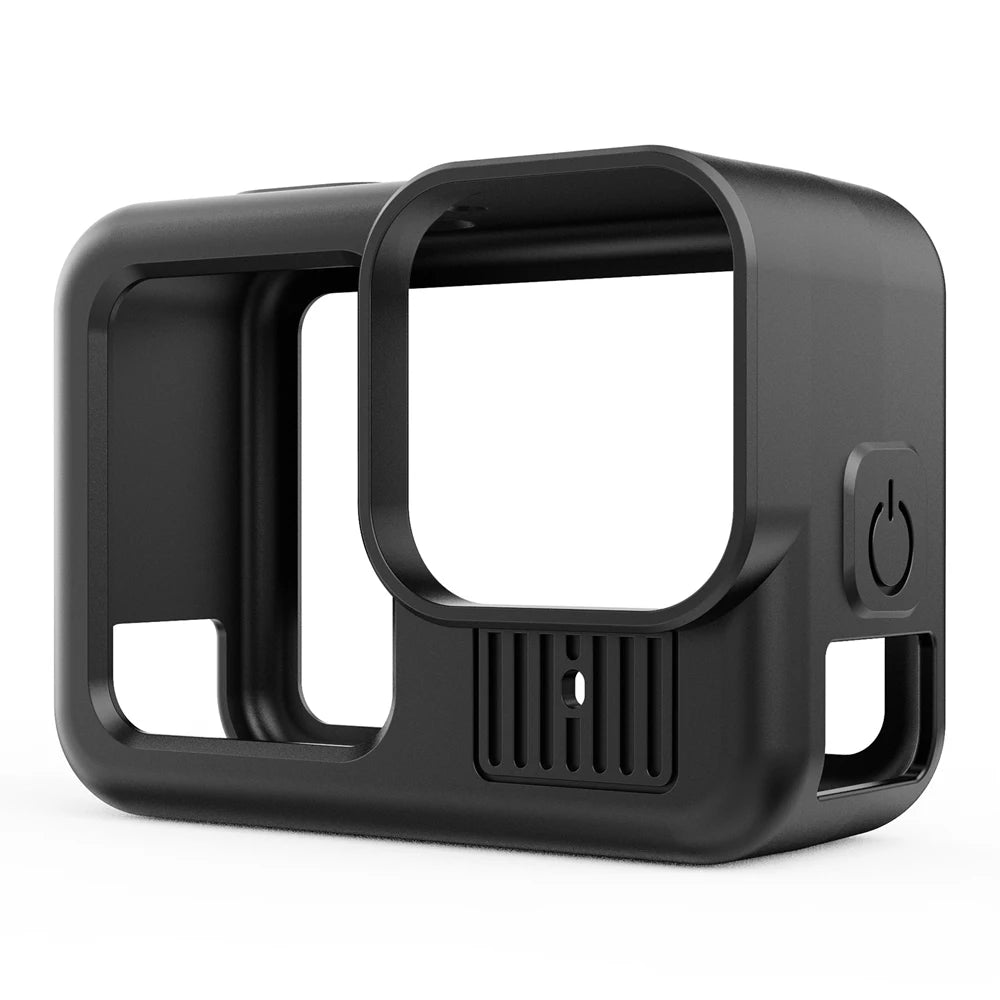 Silicone Case for  Hero 13 Black Tempered Glass Screen Protector Protective Film Flip Battery Side Cover Lens Cap