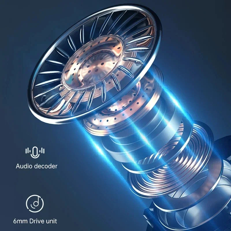 M19 Headset TWS Earphone Intelligente Touch Control Wireless Bluetooth-Compatible Headphones Waterproof LED Display with Mic