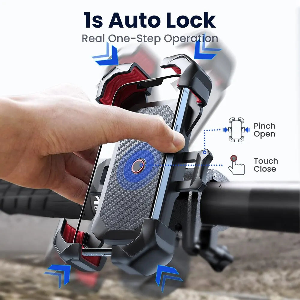 Joyroom Phone Holder Bike 360° View  Bicycle Phone Holder for 4.7-7 Inch Mobile Phone Stand Shockproof Bracket GPS Cli
