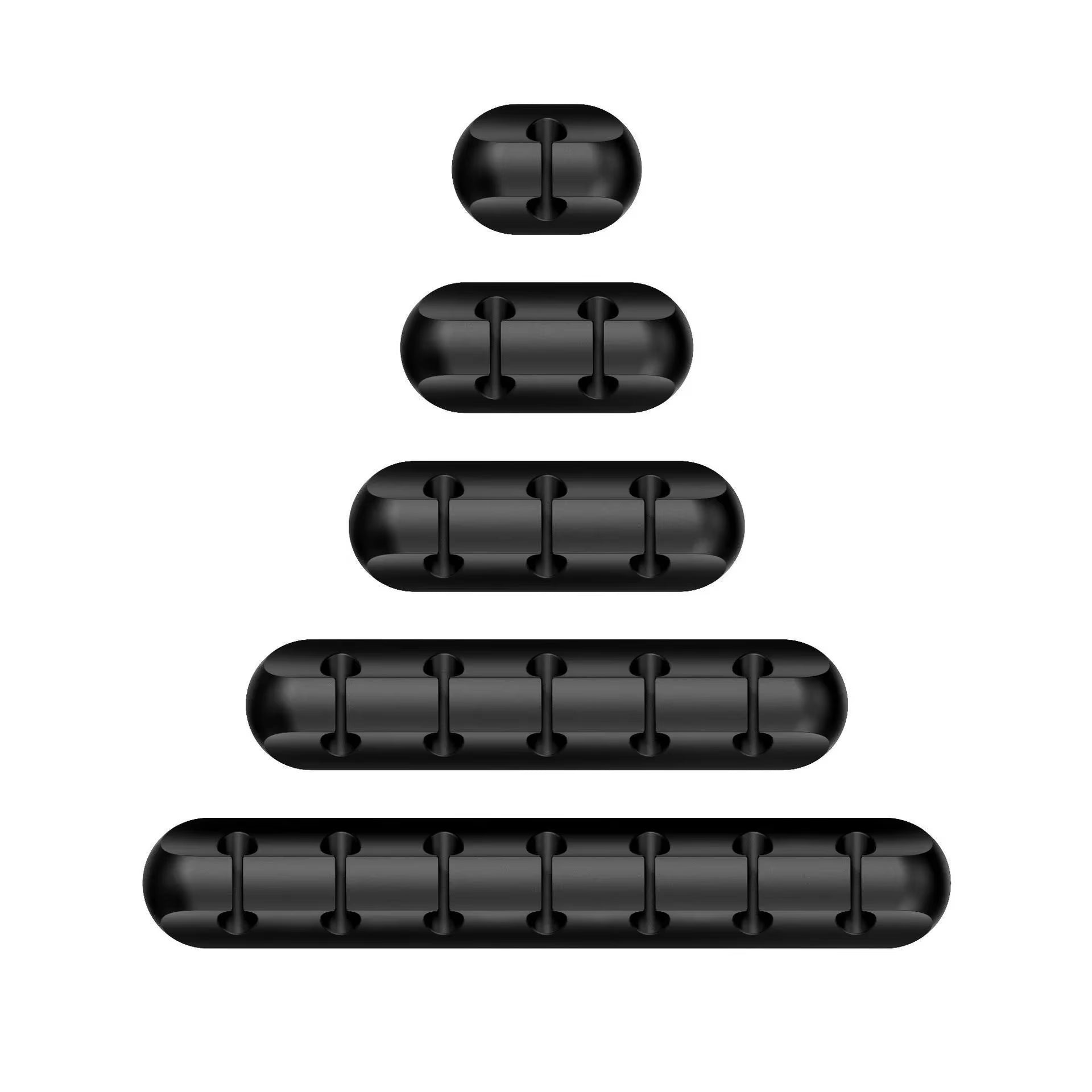Silicone USB Cable Organizer USB Charging Cable Winder Desktop Tidy Management Clips Cable Holder for Mouse Earphone Accessories